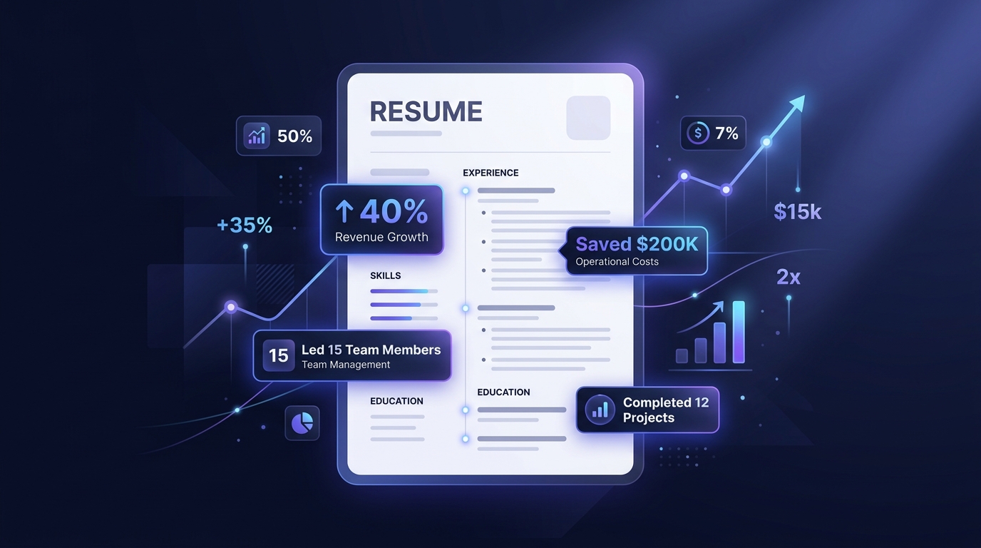 How to Quantify Achievements on Your Resume