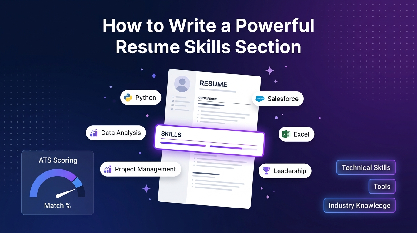 How to Write a Powerful Resume Skills Section