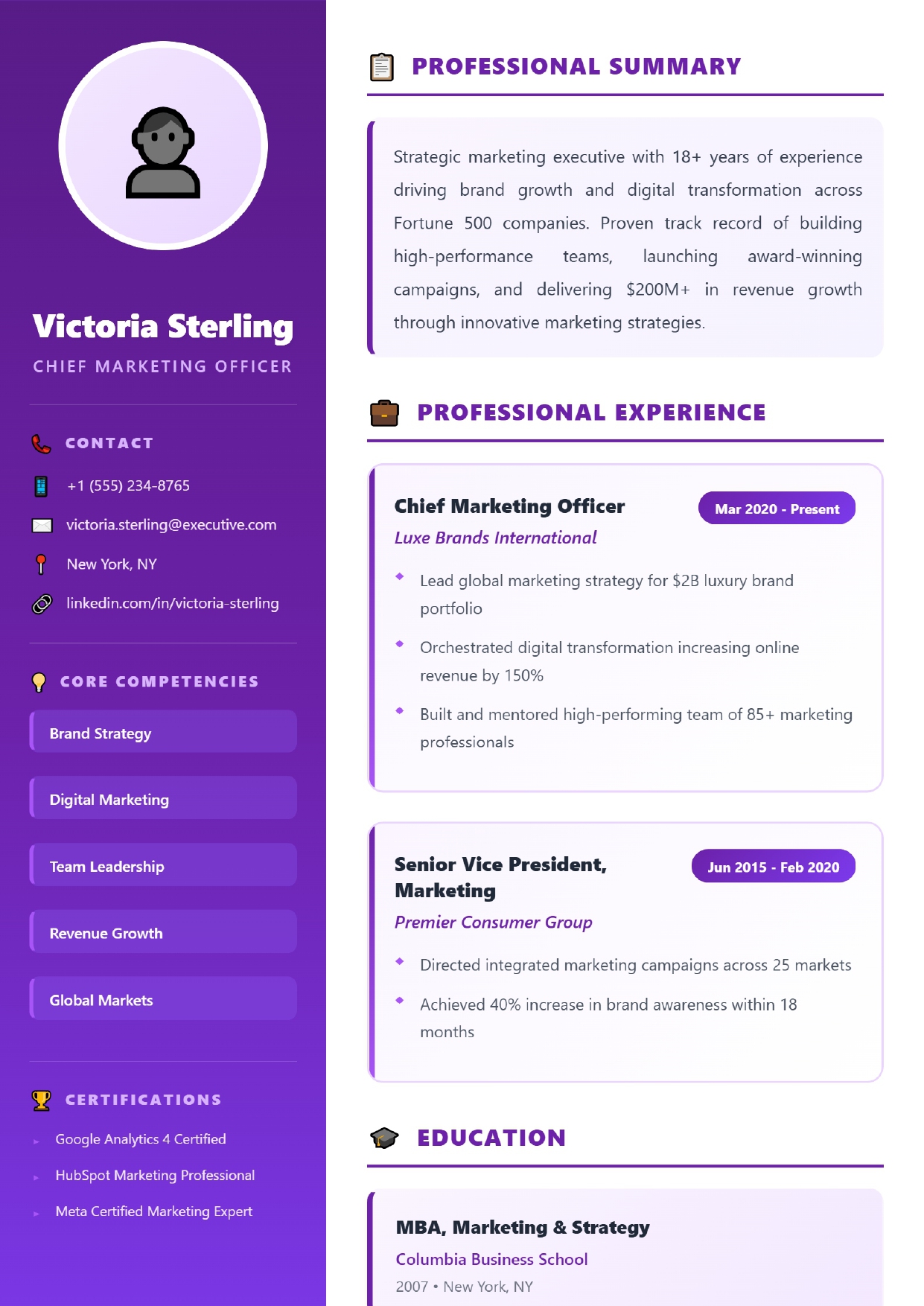 Amethyst Executive - Premium