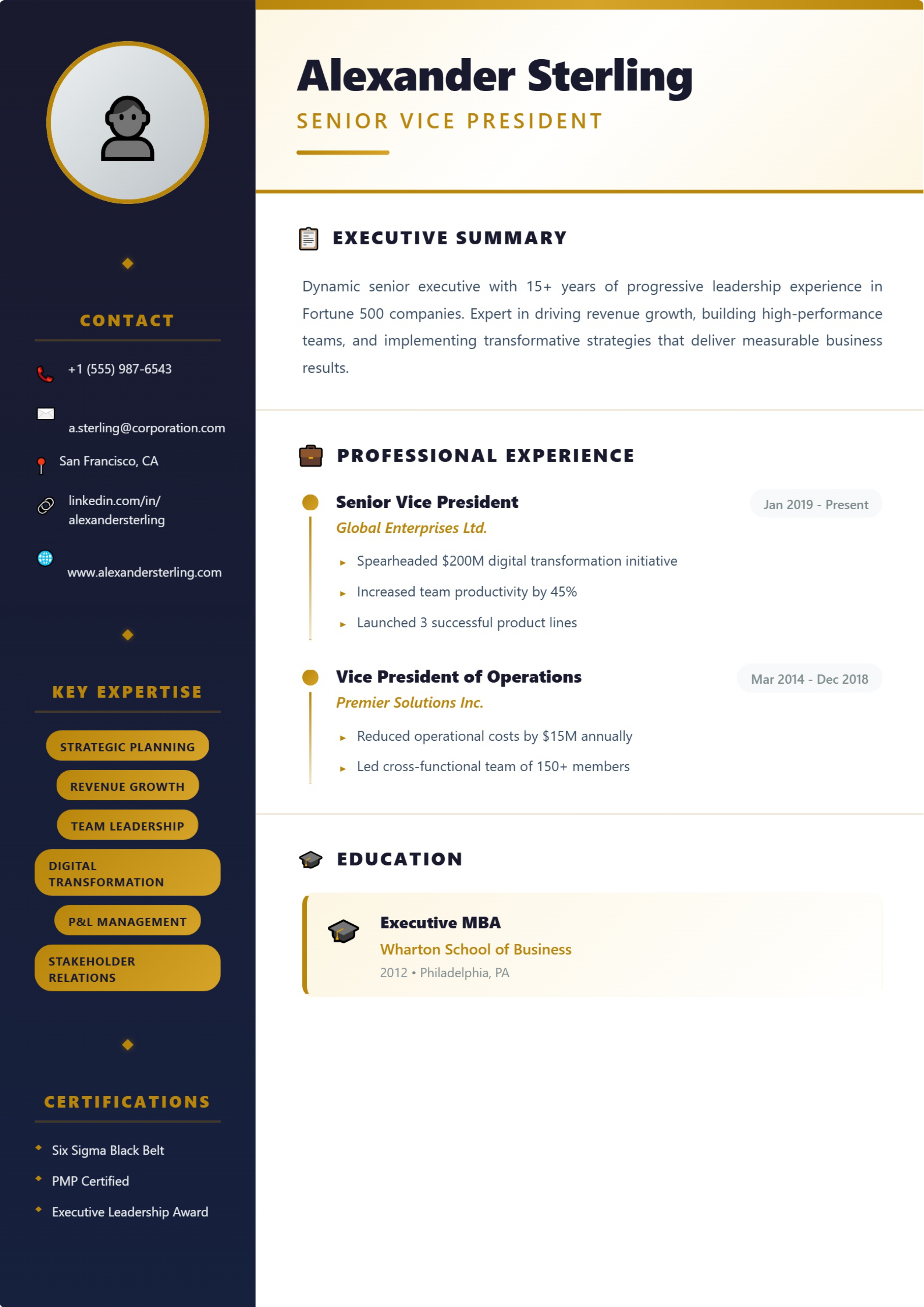 Golden Amber - Executive