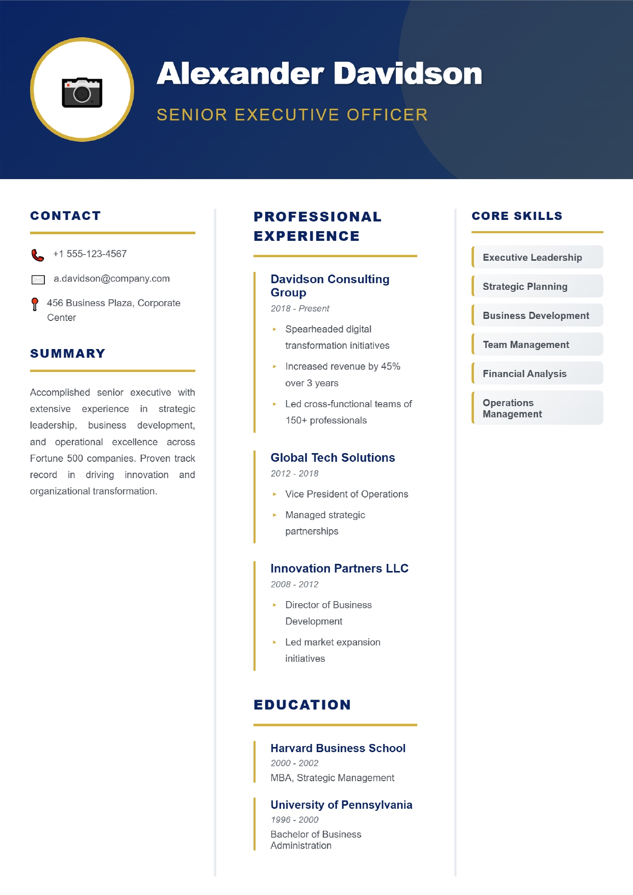 Navy Elite Professional