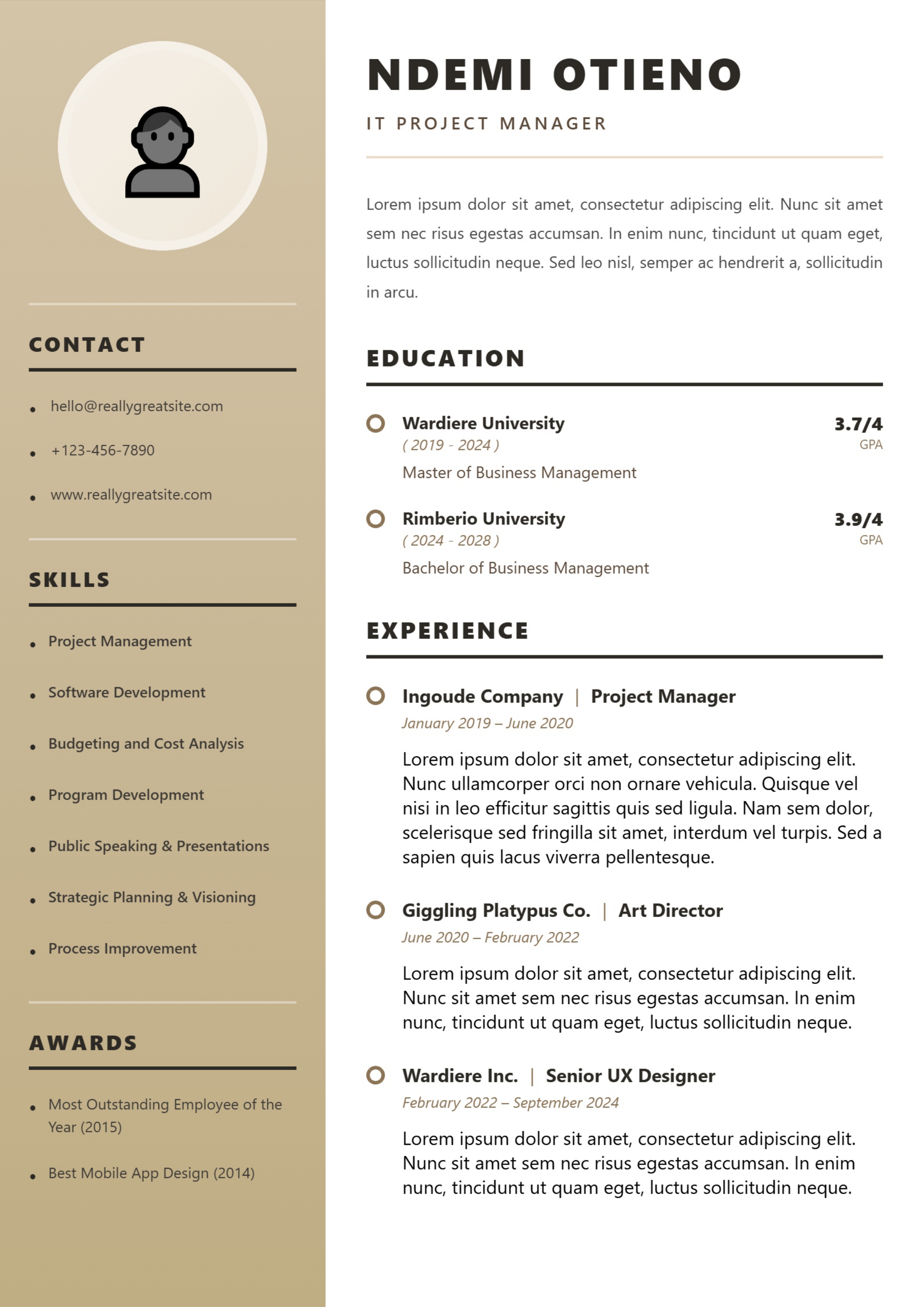 Warm Latte - Creative